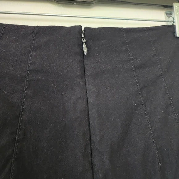Antropologie Maeve The Colette Magic Fabric Ruffle Hem Crop Wide-Leg Pants Sz 25